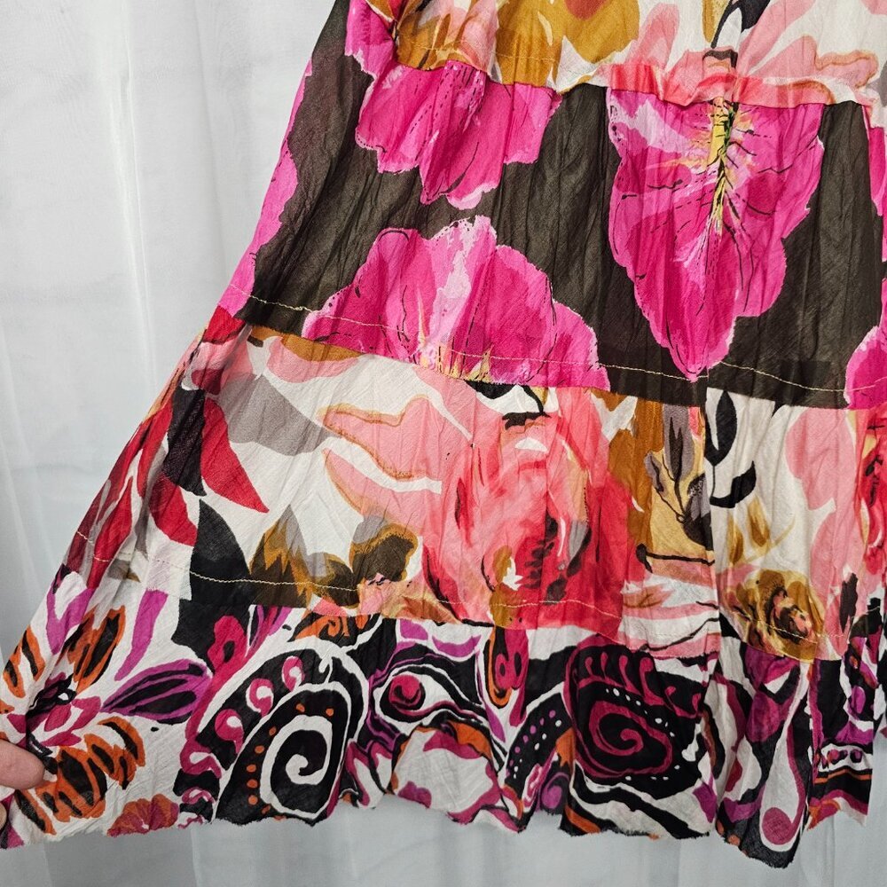 Allison Brittney Skirt Pink Fairy Floral Whimsical Cottage S NWT - Picture 4 of 11